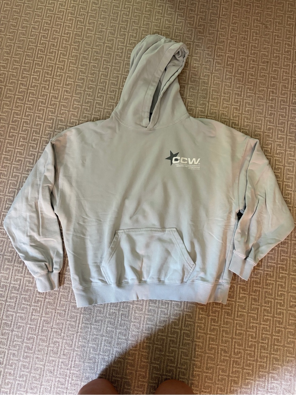 CCW Women's Light Gray Hooded Sweatshirt